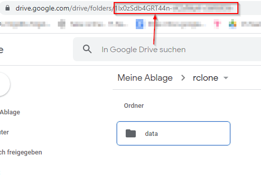 rclone google drive folder